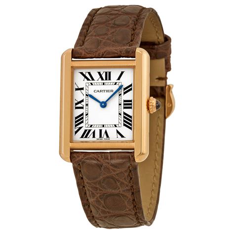 cartier watches women leather strap